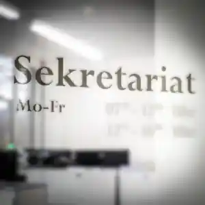 Sekretariat Schalter verschwommen